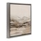 Stupell Industries Abstract Mountains Landscape Framed Floater Canvas Wall Art